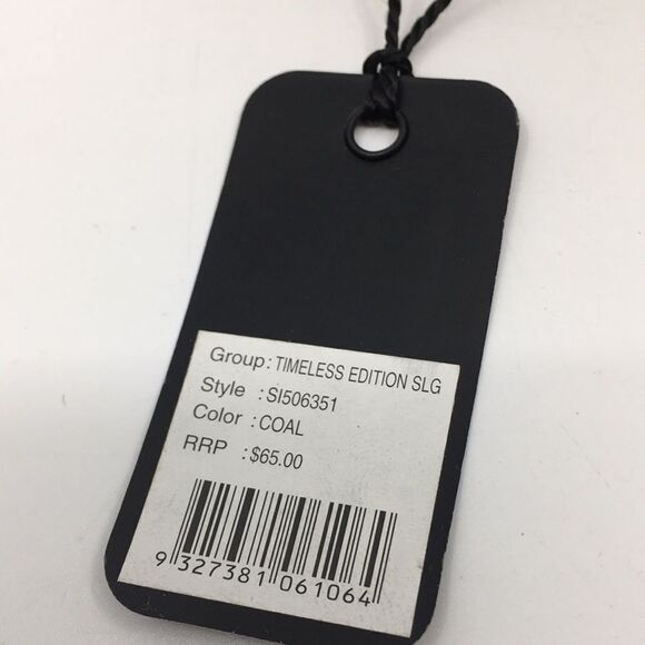 NWT GUESS Timeless Edition SLG Black Canvas Trifold Wallet - Picture 4 of 16